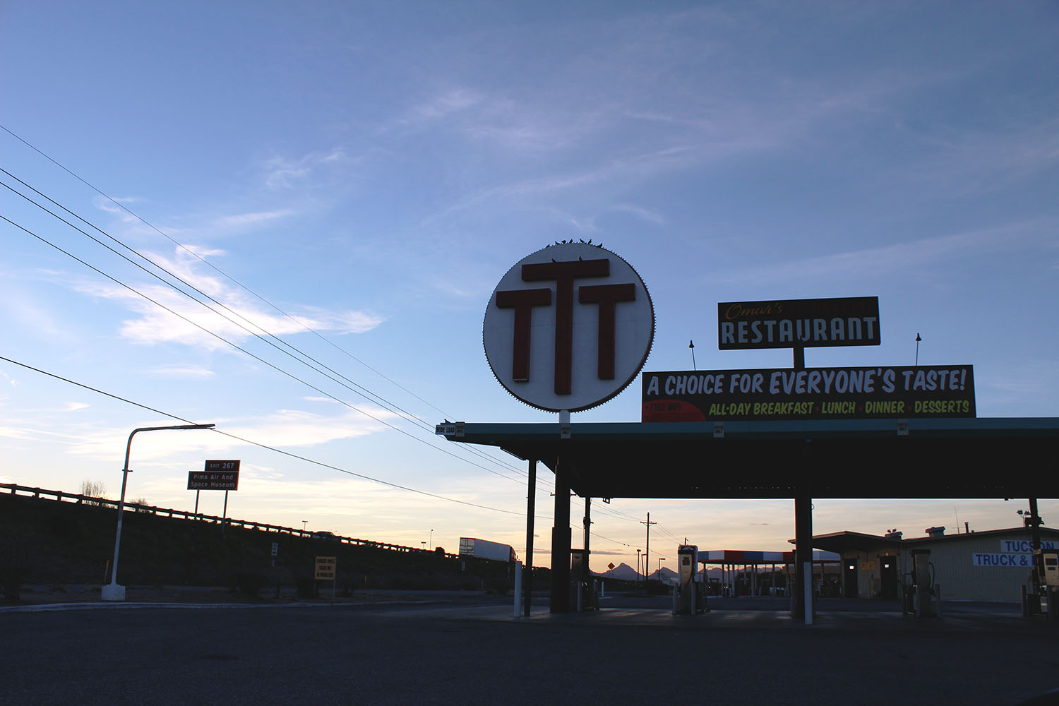 Remnants of Benson Highway still standing