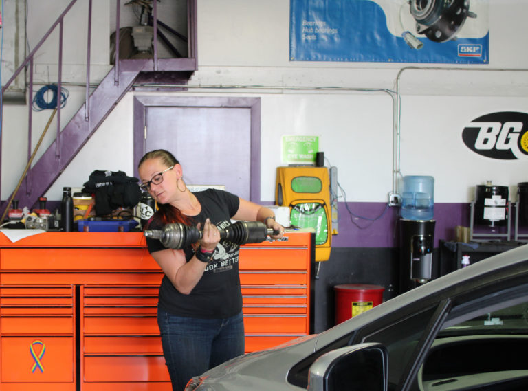Women throw a wrench in automotive world