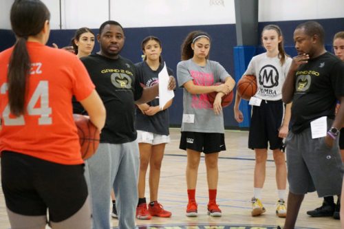 Jamaal Rhodes and Jeremy Daniels instruct Basketball team at LEAD Athletics