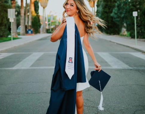 Mish DeCarlo, 22, is graduating with a Bachelor of the Arts in journalism with a minor in entertainment media from the University of Arizona. (Photo courtesy of Jimmy Song).
